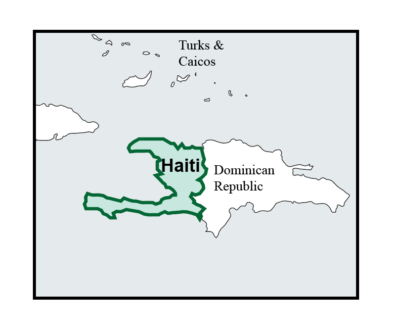 map of haiti pic
